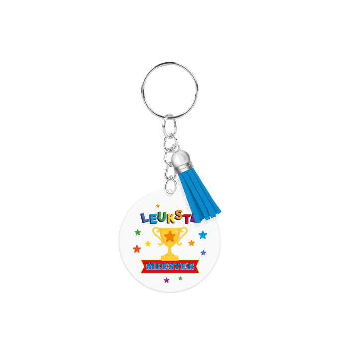 Acryl sleutelhanger juf - Afbeelding 4