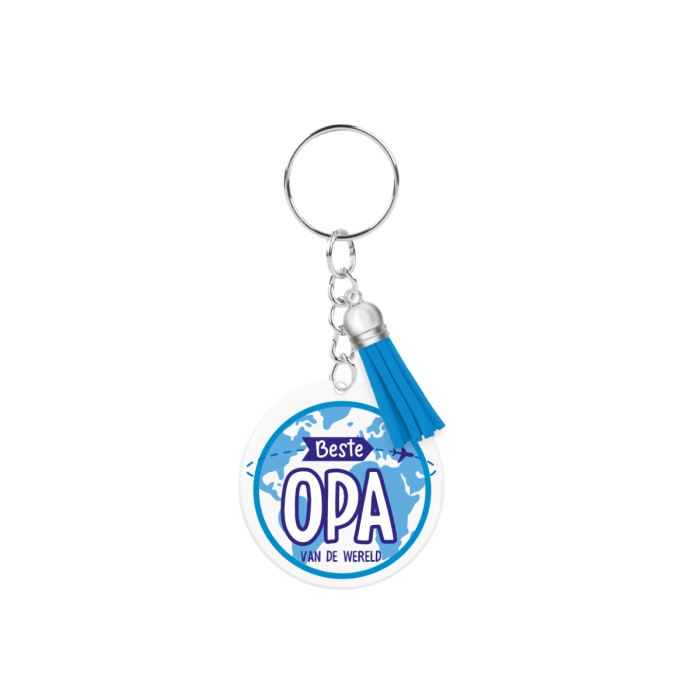 Acryl sleutelhanger opa - Afbeelding 2
