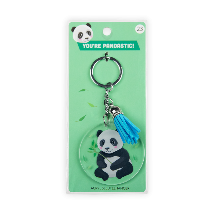 Acryl sleutelhanger panda - Afbeelding 3
