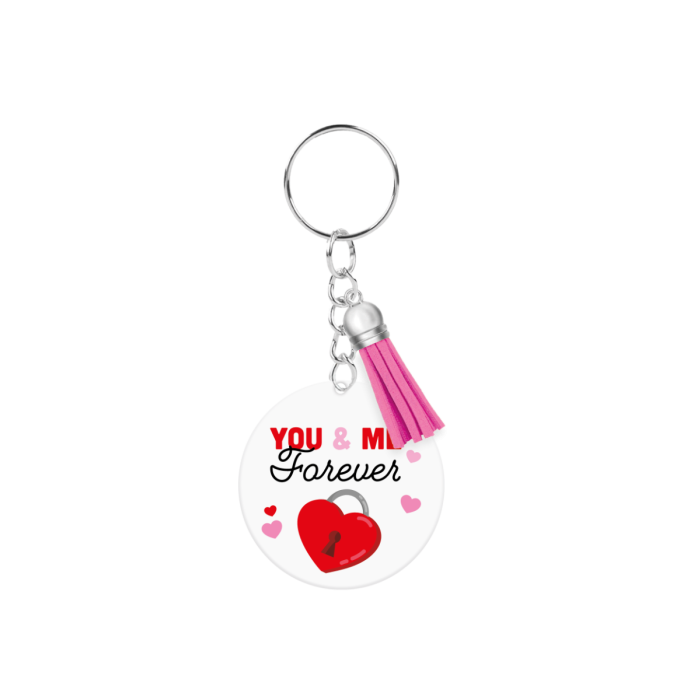 Acryl sleutelhanger you & me - Afbeelding 2