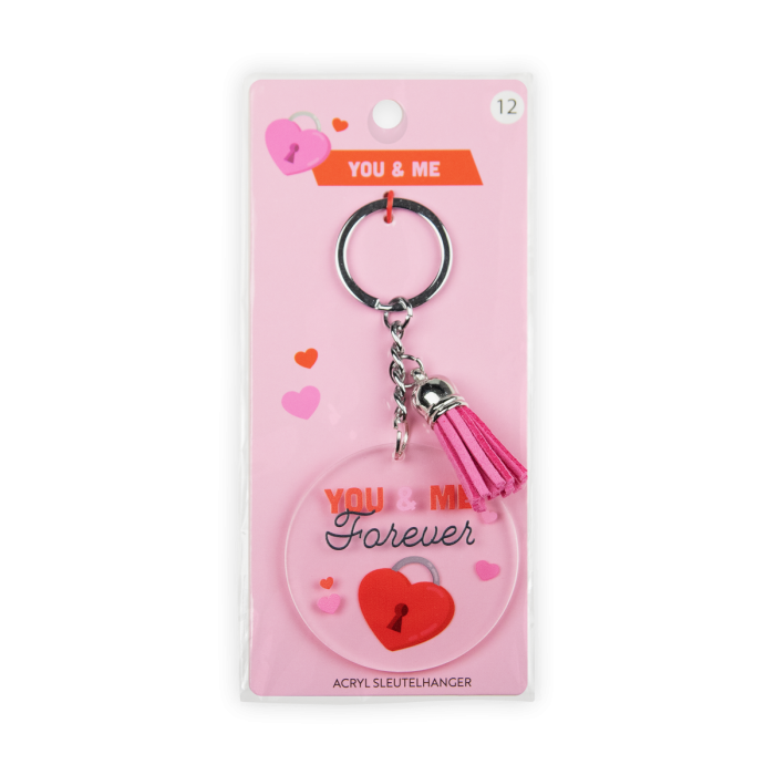 Acryl sleutelhanger you & me - Afbeelding 3