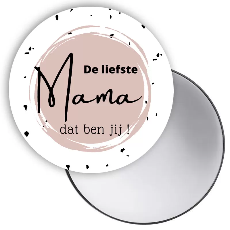 Spiegeltje de liefste mama (roze) - Afbeelding 2